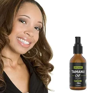 Cammile Q Organic Tamanu Oil - Natural Psoriasis Treatment - Great For Eczema, Acne & Scars - Cold Pressed