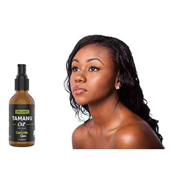 Cammile Q Organic Tamanu Oil - Natural Psoriasis Treatment - Great For Eczema, Acne & Scars - Cold Pressed