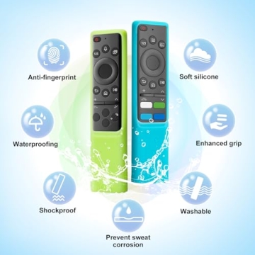 Samsung Smart TV Remote Silicone Cover Case – 2 Pack