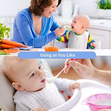 Zhanmai 20 Pack Muslin Baby Bibs Adjustable White Drool Bandana Bibs 6 Absorbent Layers for Newborn Baby Girl Boy Feeding, Drooling and Teething, Machine Washable