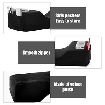 Lash Pillow for Lash Extensions,Memory Foam Neck Pillow Eyelash Extension Ergonomic Back Sleeping Contour Pillow,Travel Pillow