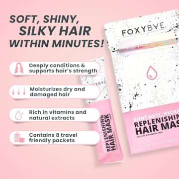 FoxyBae Replenishing Argan Oil Hair Mask - Nourishing Treatment for All Hair Types