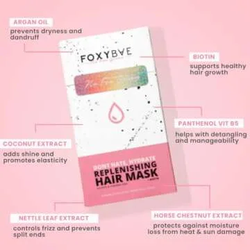FoxyBae Argan Oil Hair Mask - Deep Conditioner Treatment