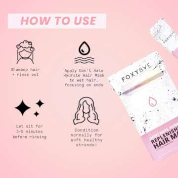 FoxyBae Argan Oil Hair Mask - Deep Conditioner Treatment