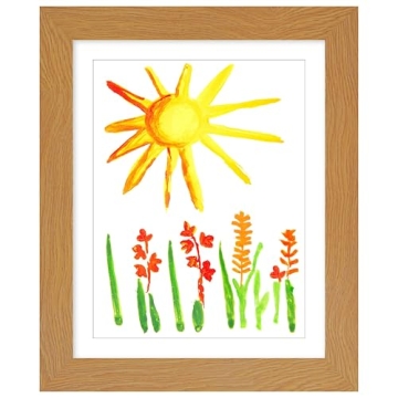 Americanflat Kids Art Frame - Showcase 100 Artworks Stylishly