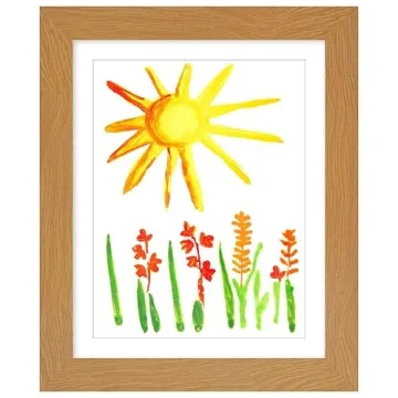 Americanflat Kids Art Frame - Showcase 100 Artworks Stylishly