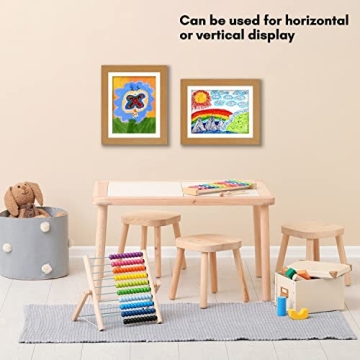 Americanflat Kids Art Frame - Showcase 100 Artworks Stylishly