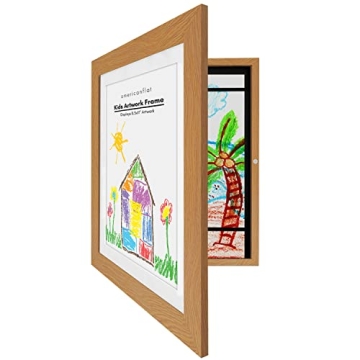 Americanflat Kids Art Frame - Showcase 100 Artworks Stylishly