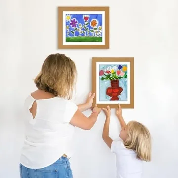 Americanflat Kids Art Frame - Showcase 100 Artworks Stylishly