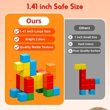 Magnetic Building Blocks for Creative Learning 1-8 Years