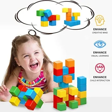 Magnetic Building Blocks for Creative Learning 1-8 Years