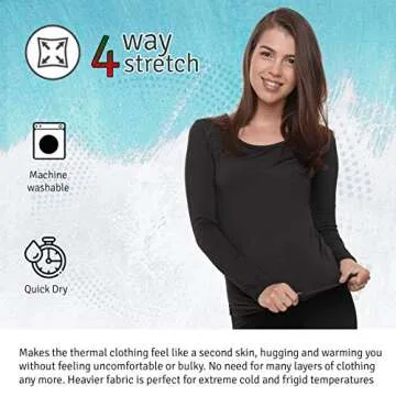 Ultra Dry Thermal Underwear Set for Warm Winter Comfort