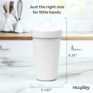 Re-Play 10 Oz Sippy Cups for Toddlers - Spill Proof Cups