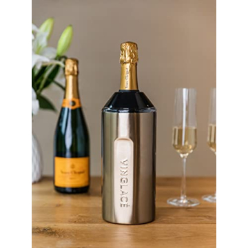 Vinglacé Wine Bottle Chiller Portable Champagne Insulator