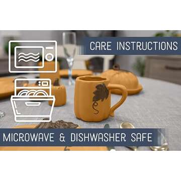 Nat & Jules Pumpkin Mug Set for Fall Celebrations