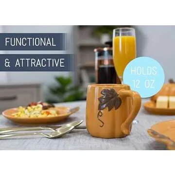 Nat & Jules Pumpkin Mug Set for Fall Celebrations