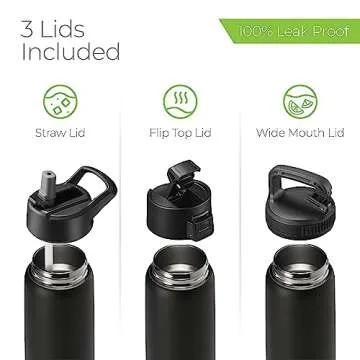 SipX Triple-Insulated Stainless Steel Water Bottle