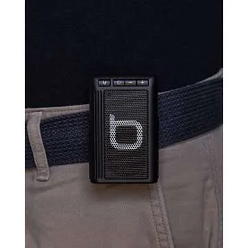 Bumpboxx Wireless Bluetooth Speaker | Blue | Retro Pager Beeper | Outdoor Portable Bluetooth Speaker | MP3 Player | LED Flashlight | Waterproof Speaker | Weighs 3.2oz (Renewed)