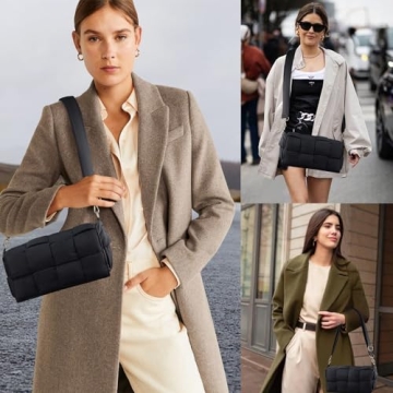 Stylish AICSOLL Puffer Shoulder Bag for Women