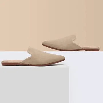 Tilocow Women's Pointed Toe Mules - Stylish & Comfortable