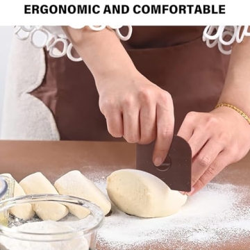 Non-Scratch Pan Scraper Set - 5 Durable Kitchen Tools