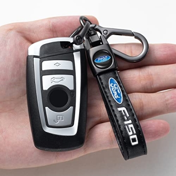 Leather Ford F150 Keychain - Durable & Stylish Accessory