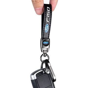 Leather Ford F150 Keychain - Durable & Stylish Accessory