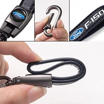 Leather Ford F150 Keychain - Durable & Stylish Accessory