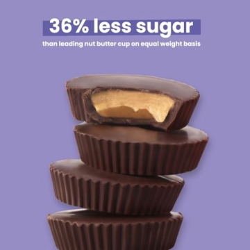 UNREAL Dark Chocolate Almond Butter Cups - 5g Sugar Treats
