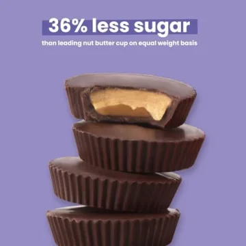 UNREAL Dark Chocolate Almond Butter Cups - 5g Sugar Treats