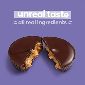 UNREAL Dark Chocolate Almond Butter Cups - 5g Sugar Treats