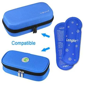 YOUSHARES Ice Packs for Insulin Travel Case - Reusable Cooler Ice Packs Suitable for Diabetic Insulin Cooler Pen Carry Case（4 Packs）