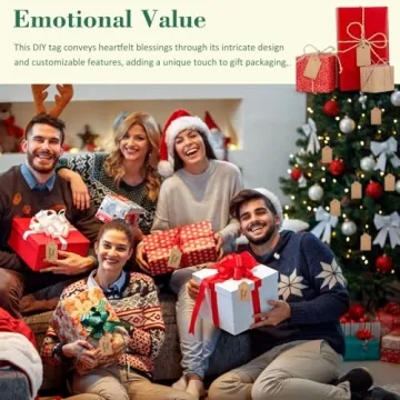 SallyFashion 100pcs Kraft Paper Gift Tags with String