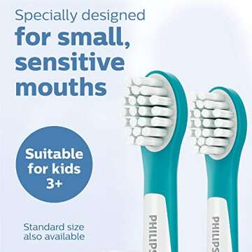 Philips Sonicare Kids Replacement Toothbrush Heads - 2 Pack