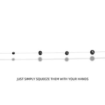 SF Micro Split Shot Lead Combo Removable Fly Fishing Lead Ice Fishing Pure Lead Sinkers Weights Fishing Tackle(112Pcs/4 Size/1 Box)