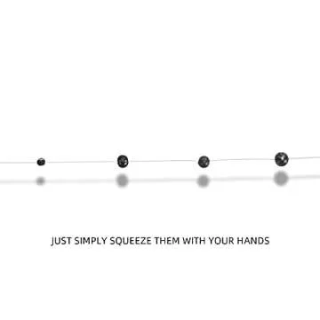 SF Micro Split Shot Lead Combo Removable Fly Fishing Lead Ice Fishing Pure Lead Sinkers Weights Fishing Tackle(112Pcs/4 Size/1 Box)