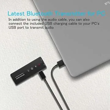 Bluetooth 5.3 Transmitter Receiver - Wireless Audio Adapter