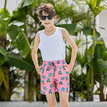 Cozople Boys Swim Trunks Soft Stretchy Boxer Briefs