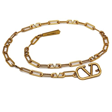 FUEKI Women's Gold Metal Long Waist Chain Belt for Every Outfit