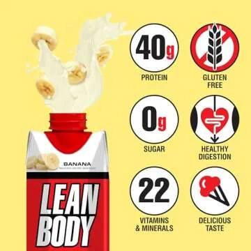 Lean Body Banana Protein Shake - 40g Protein, Gluten Free