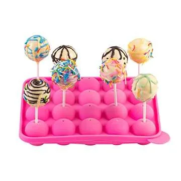 Cake Pop Maker Kit with Silicone Molds & Accessories