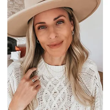 Gold Half Hoop Earrings for Women 14k Gold Plated Earrings Gold Crystal Cubic Zirconia Chunky Statement Open Hoop Earrings with Sterling Silver Post