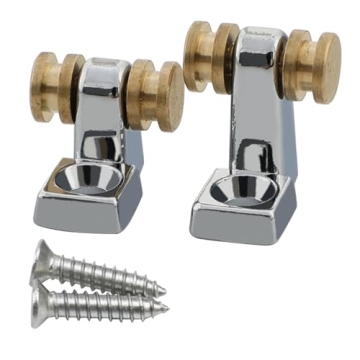 OVSAL Pack of 2 Brass Roller String Retainer for Electric Guitar String Guide Roller String Trees Co...