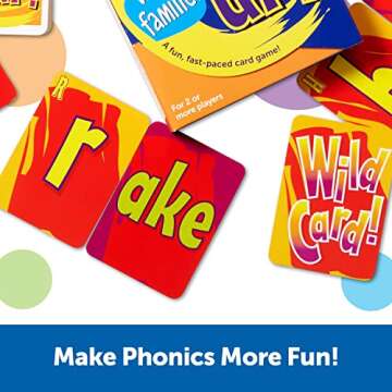 Snap It Up! Phonics & Reading Card Game for Kids