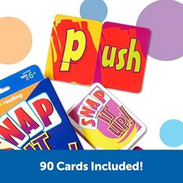 Snap It Up! Phonics & Reading Card Game for Kids