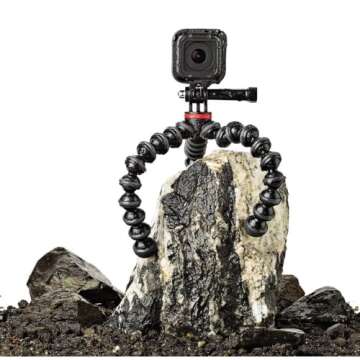 JOBY GorillaPod 500 Action, Tripod for Action Cameras, GoPro and Video Cameras, for Content Creation...
