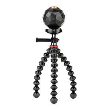 JOBY GorillaPod 500 Action, Tripod for Action Cameras, GoPro and Video Cameras, for Content Creation, Vlogging, Live Streaming, TIK Tok,Black