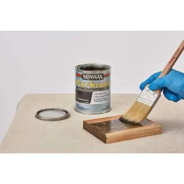 Minwax 217754444 Polyshades - Stain & Polyurethane in 1 Step, 275 VOC, 1/2 pint, American Chestnut, ...
