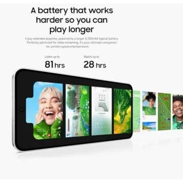 SAMSUNG Galaxy S24 FE AI Phone, 128GB Fully Unlocked Android Smartphone, High-Res 50MP Camera, Long Battery Life, Brighter Display Screen, US Version, 2024, Graphite (Renewed)