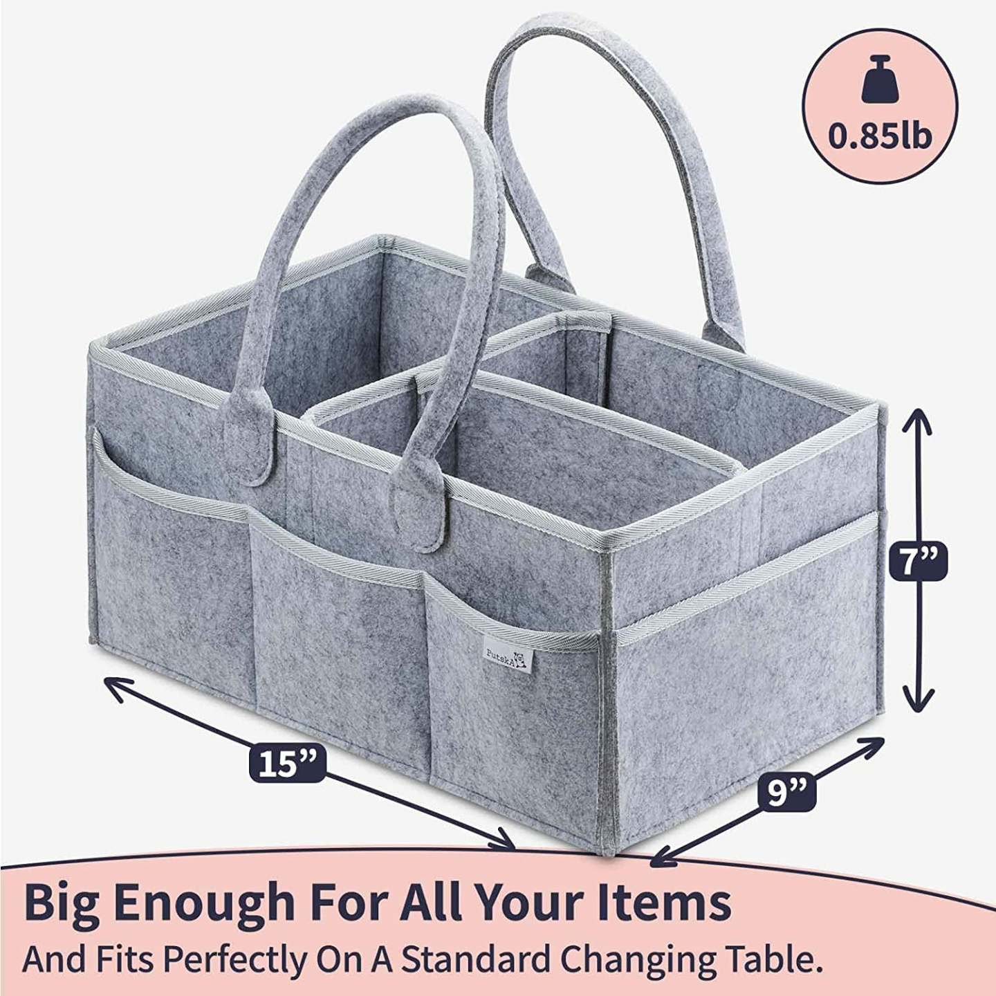 Baby Diaper Caddy Organizer - Nursery Must-Have